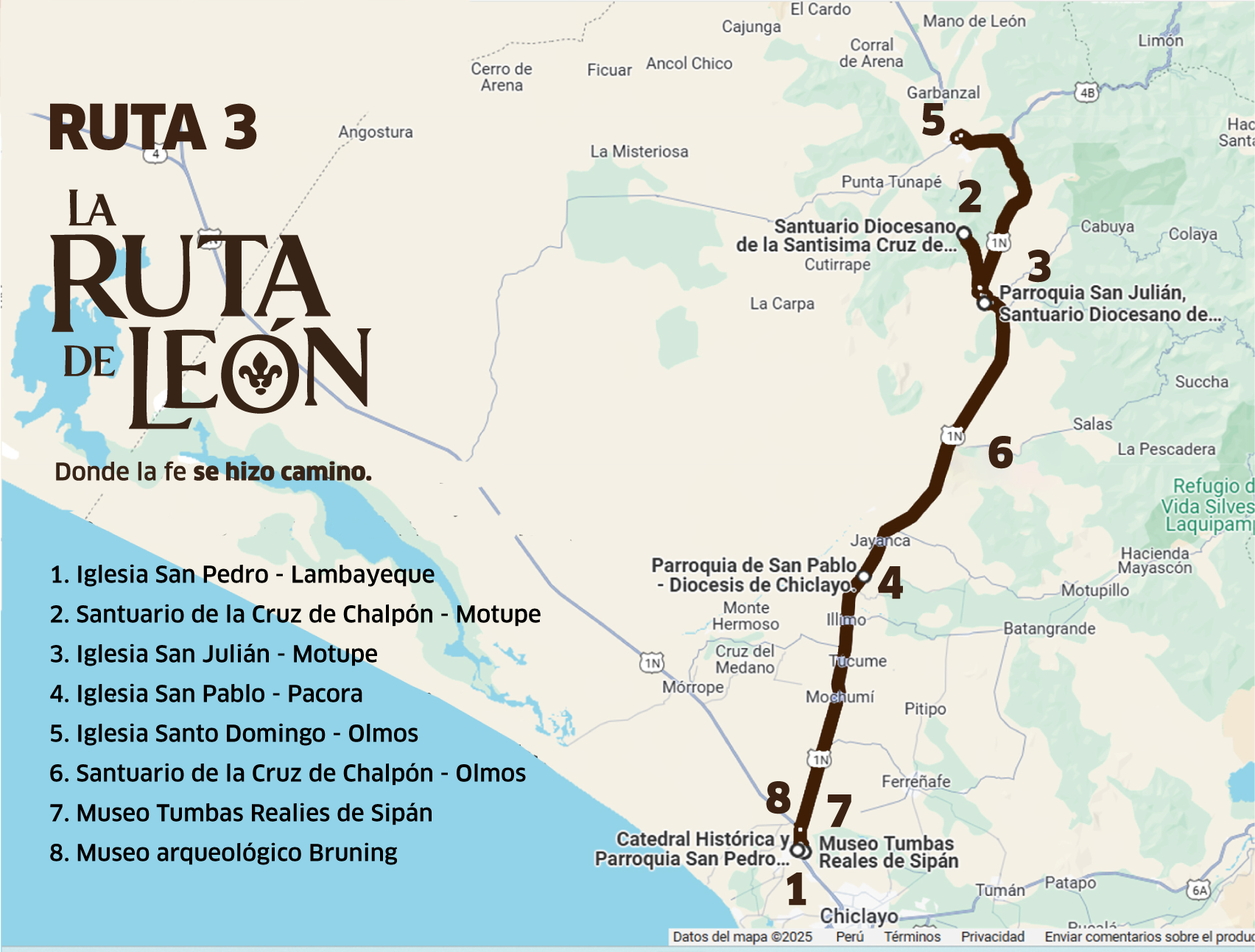 Ruta 3 – La Ruta del Papa León